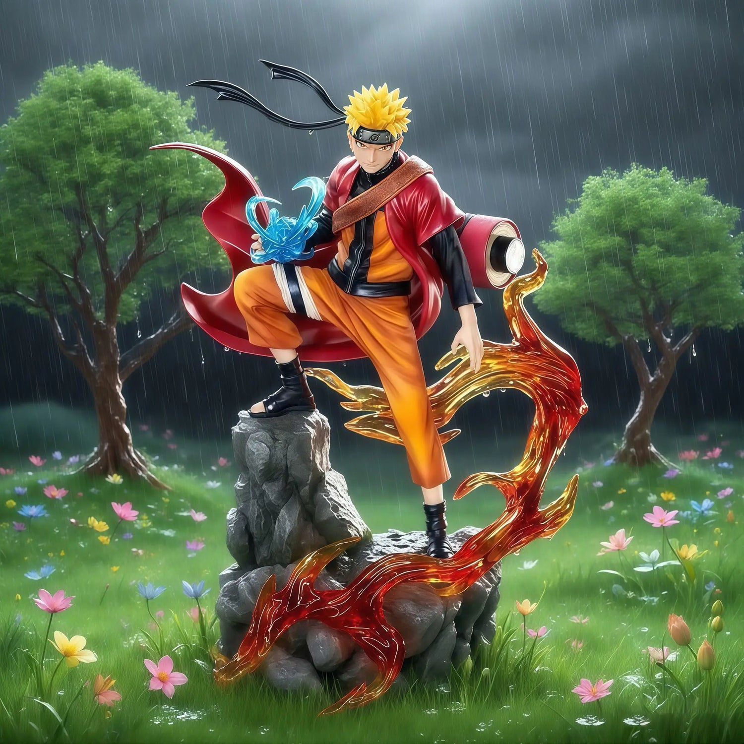Naruto — featuring Naruto & Sasuke Battle Figures – 27 cm