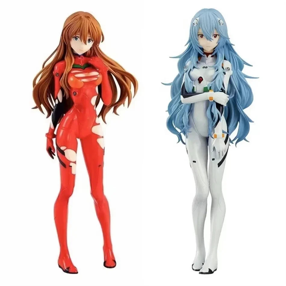 Evangelion — featuring Evangelion Rei & Asuka Display Figures – 18 cm