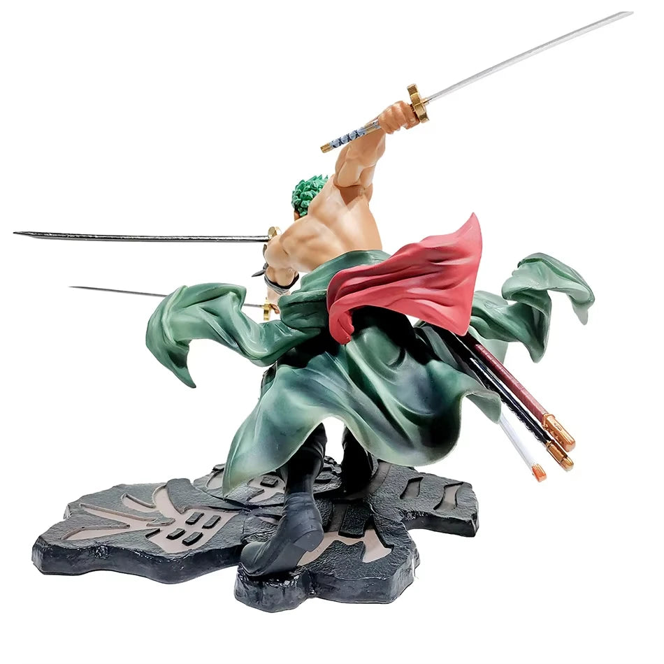 Roronoa Zoro three-sword 10 cm display figure – view 2